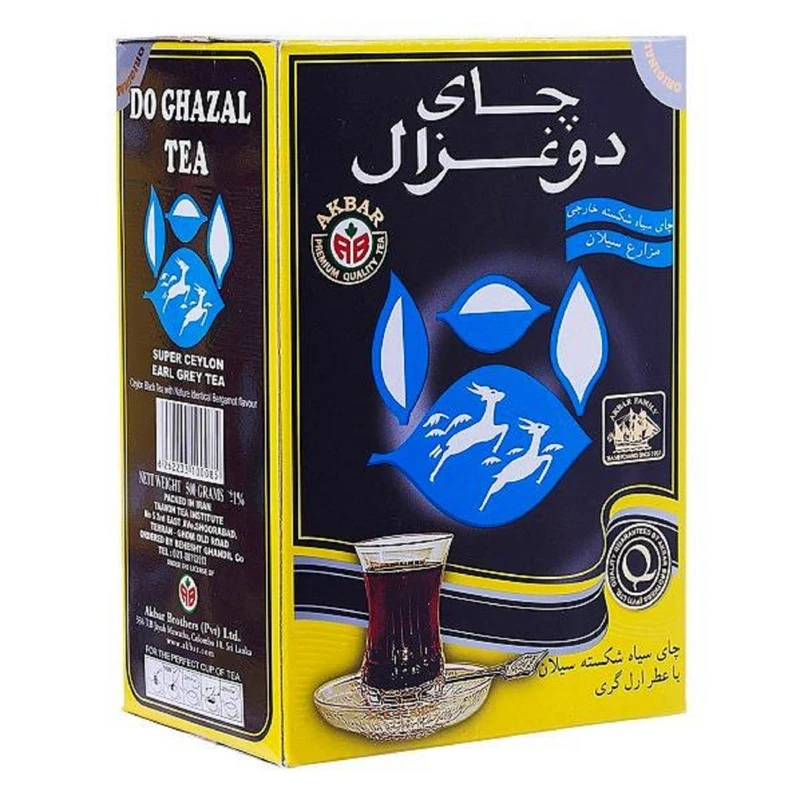 چای شکسته عطری دو غزال 500 گرم