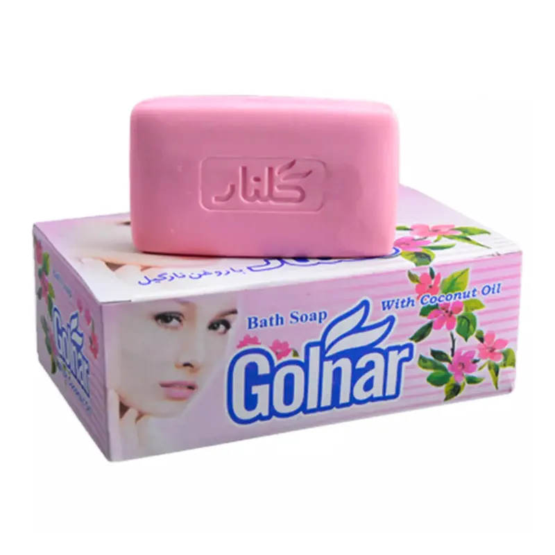 صابون گلنار مدل صورتی بسته 6 عددی