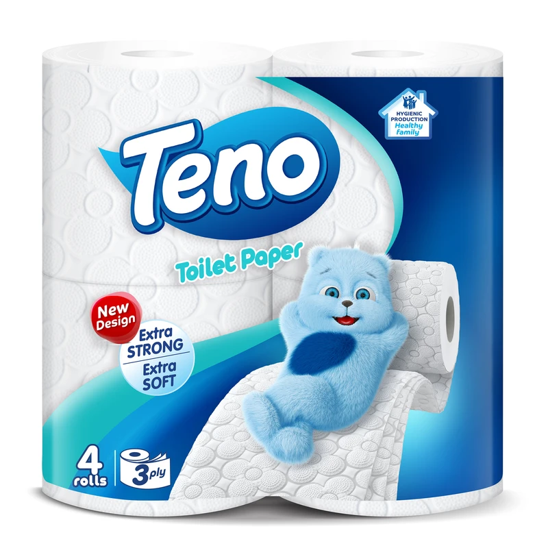 دستمال توالت تنو بسته 4 عددی