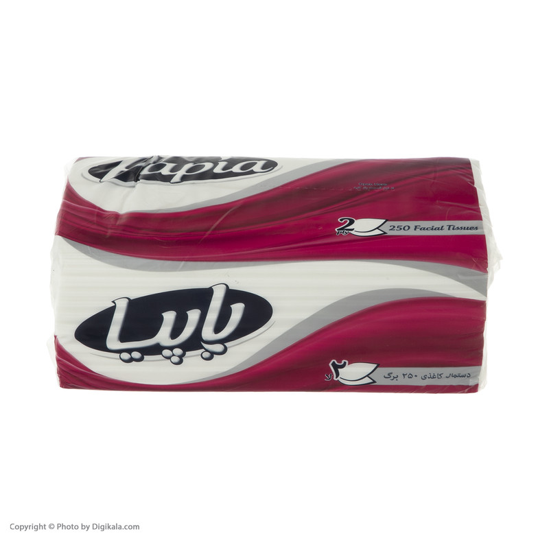 دستمال کاغذی 250 برگ دولایه پاپیا