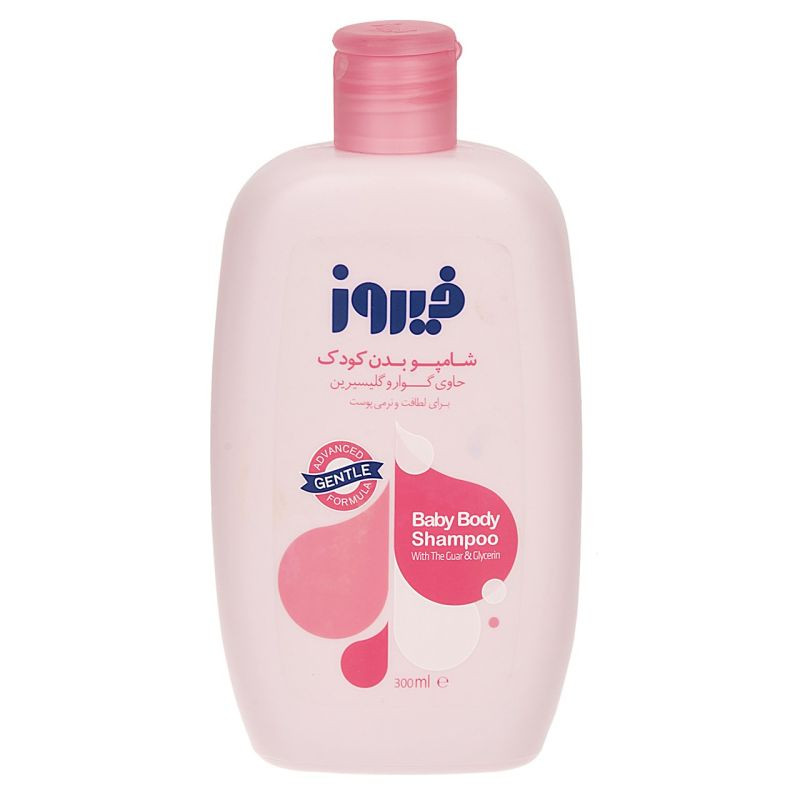 شامپو بدن بچه فیروز مدل عصاره گیاه گوار حجم 300 میلی لیتر