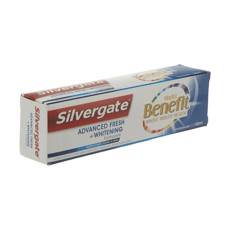 خمیر دندان سیلورگیت مدل Multi Benefit وزن 120 گرمی