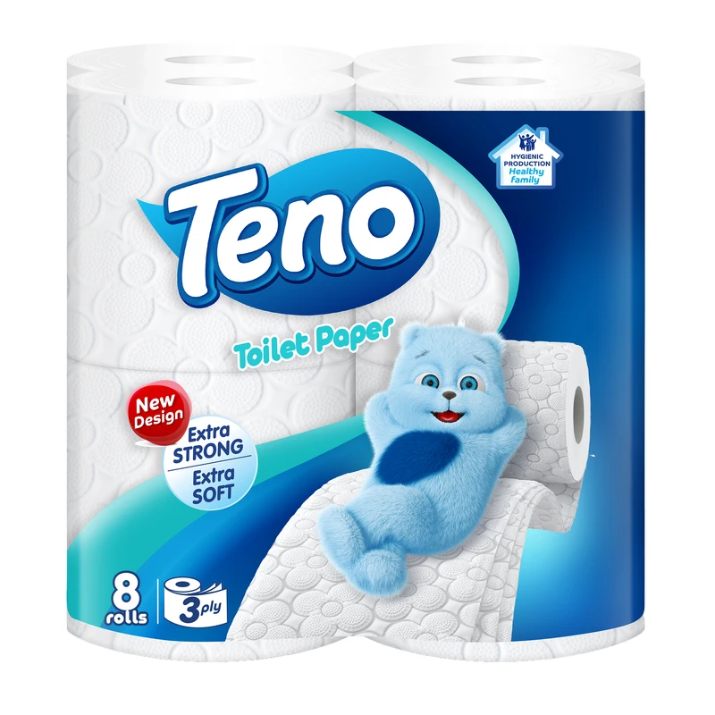 دستمال توالت تنو بسته 8 عددی