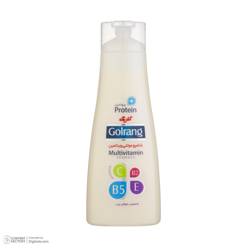 شامپو مولتی ویتامین مو گلرنگ وزن 400 گرم